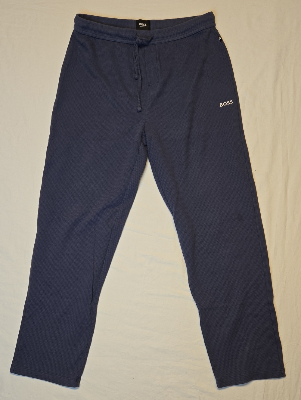 Hugo Boss Homewear Navy Blue Casual Drawstring Lounge Pants